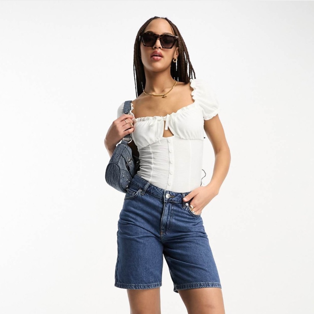 NWOT- ASOS design milkmaid bodysuit